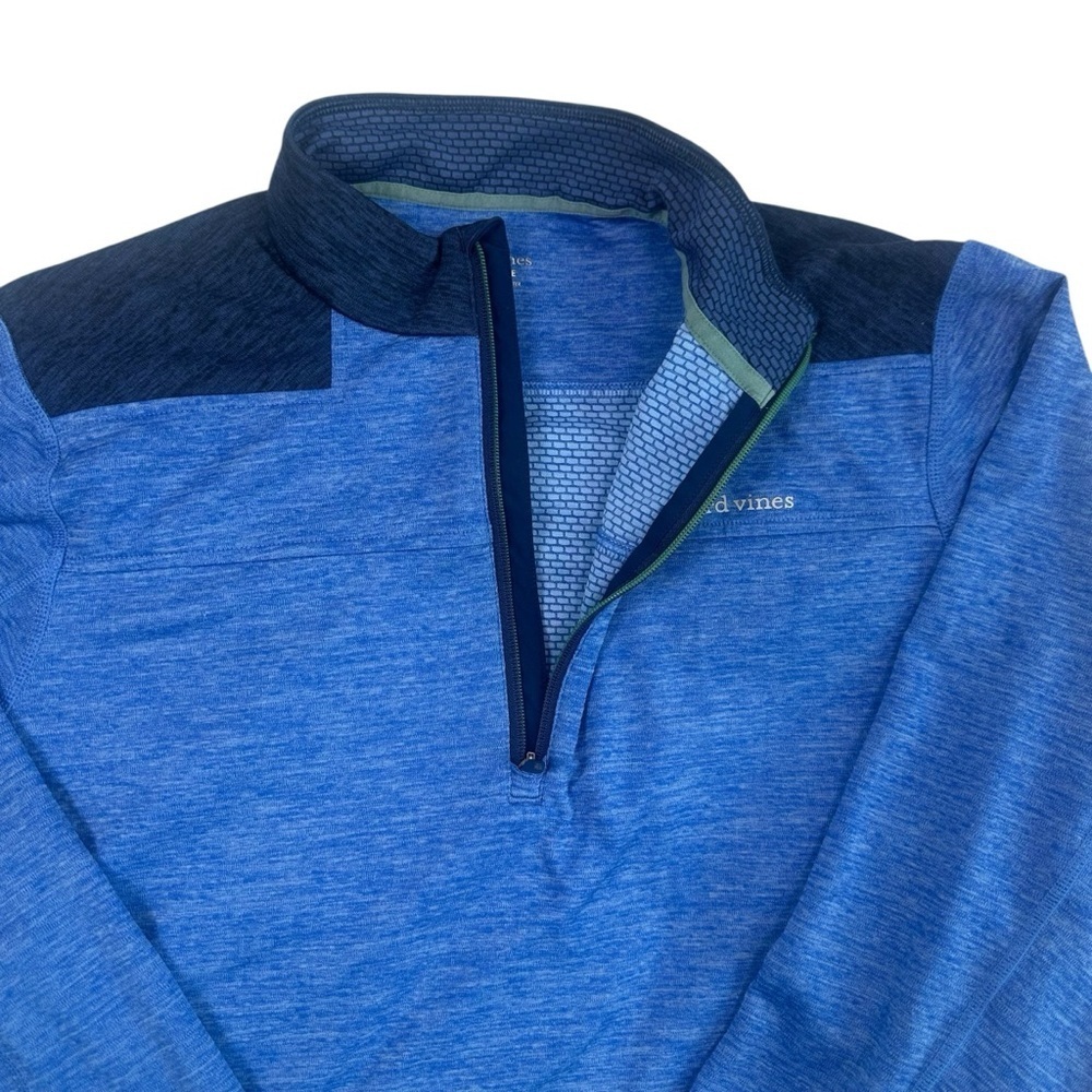 Vineyard Vines Men’s Performance 1/2 Zip Pullover – Blue – Size Large - Picture 5 of 11